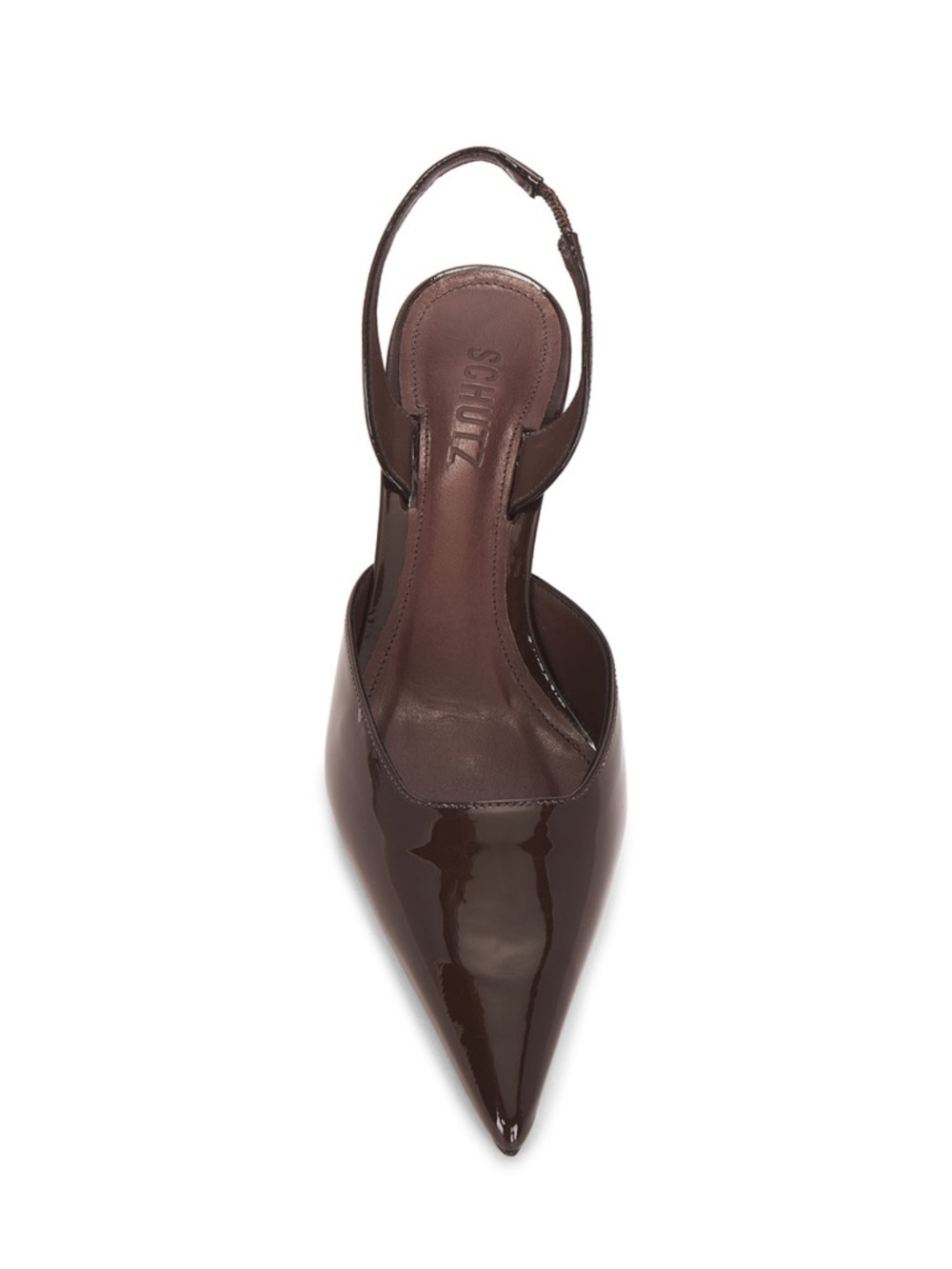 Schutz Paola Mid Pump in Root Brown - Picture 4 of 9